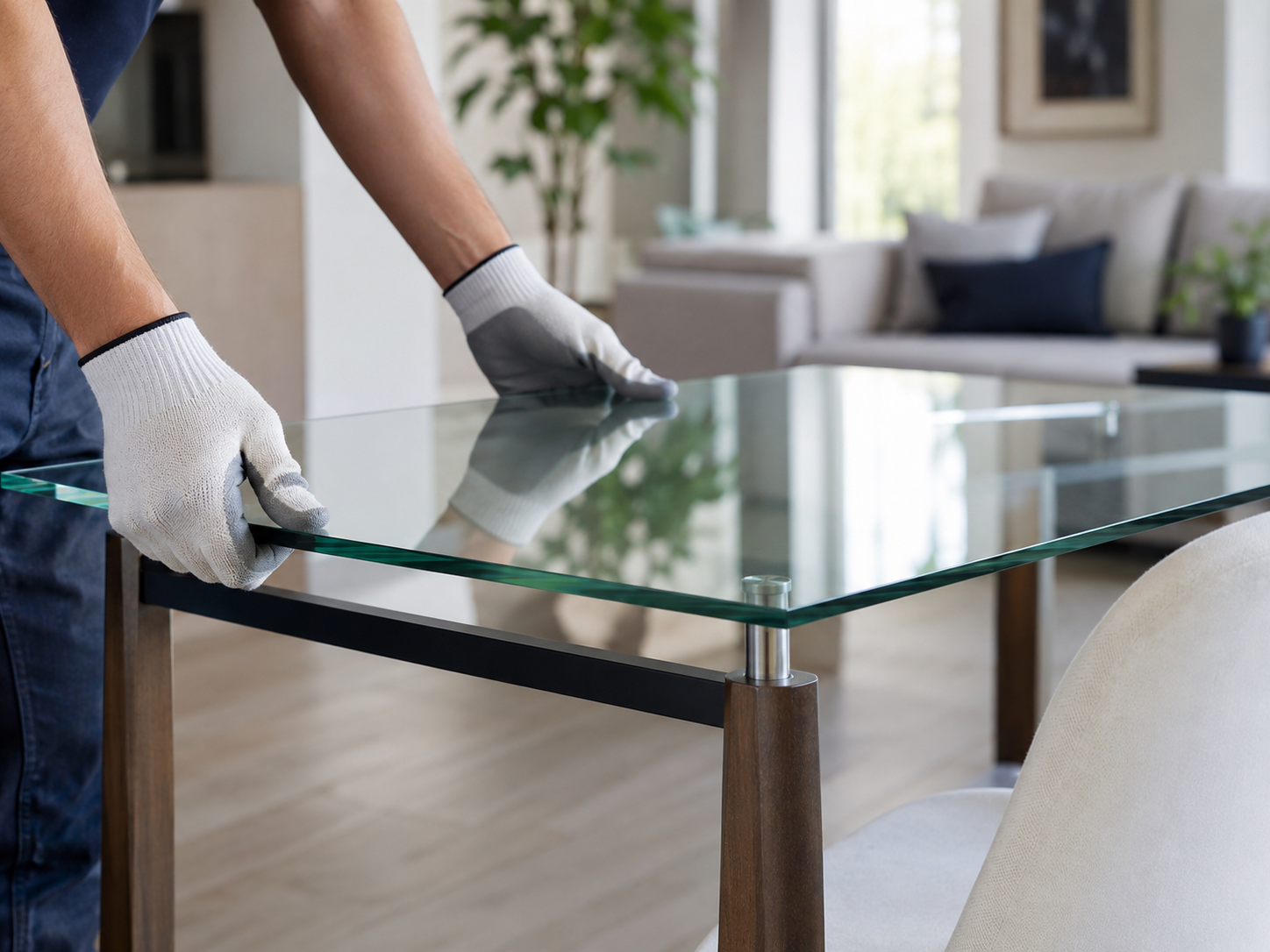 Professional glass installation service in Tampa