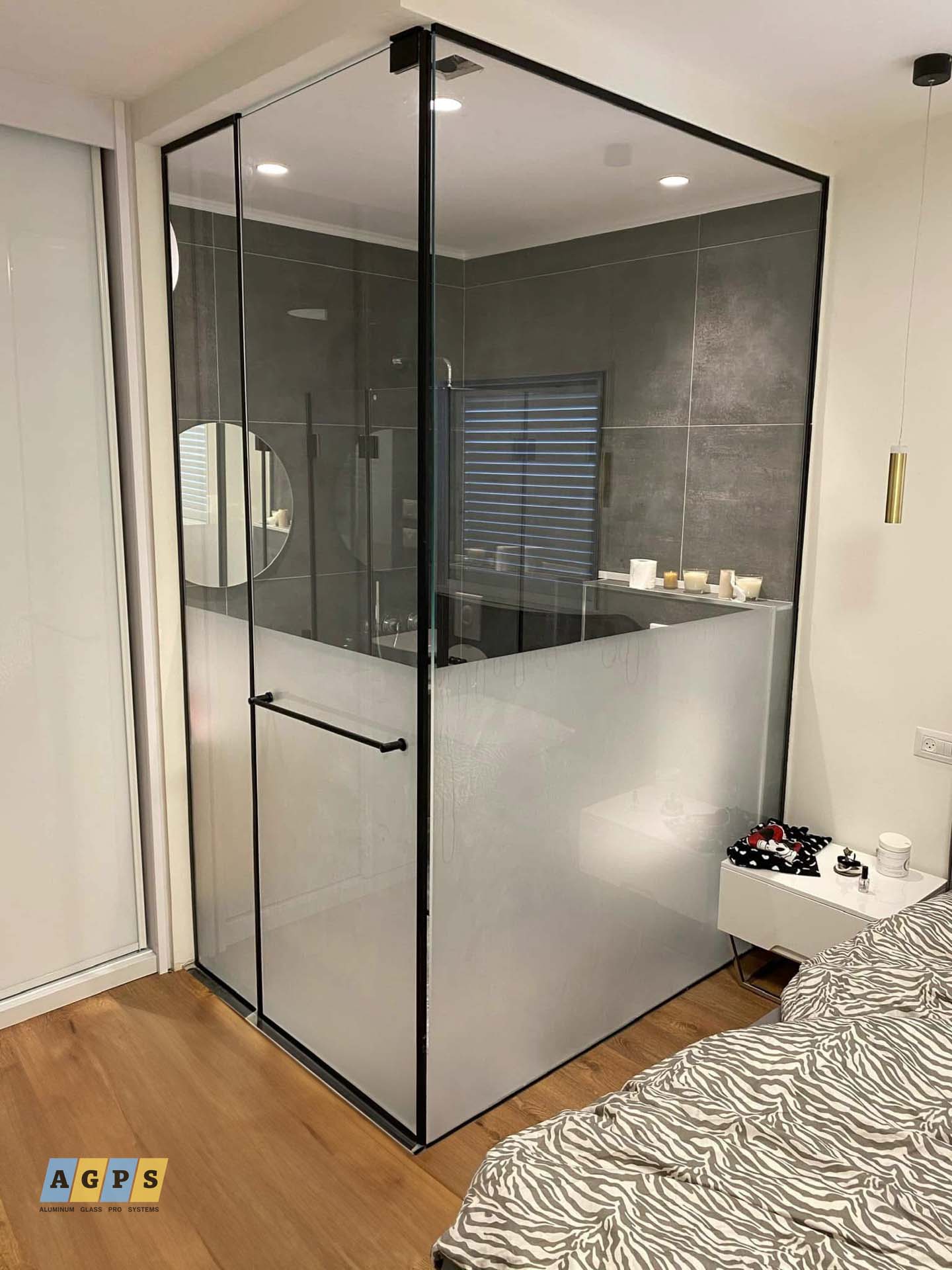 Custom Shower Glass Door Installation