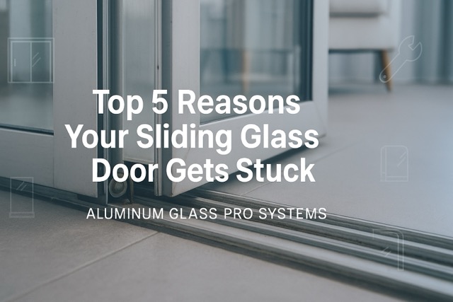 Top 5 Reasons Your Sliding Glass Door Gets Stuck